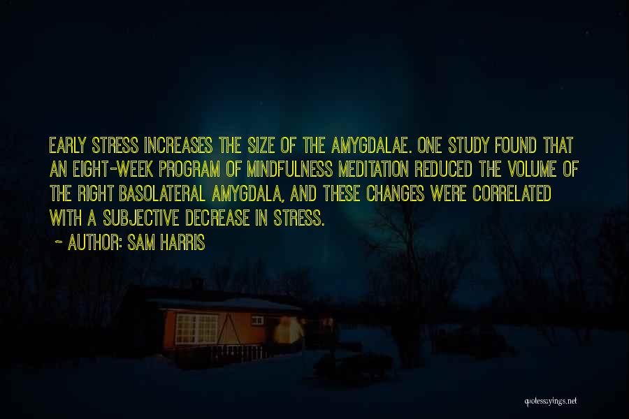 Amygdala Quotes By Sam Harris