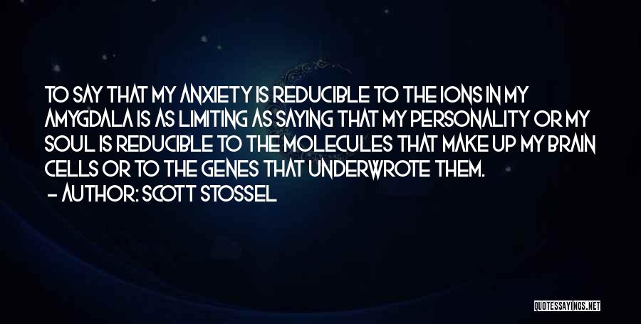Amygdala Quotes By Scott Stossel
