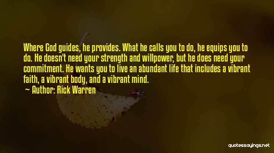 An Abundant Life Quotes By Rick Warren