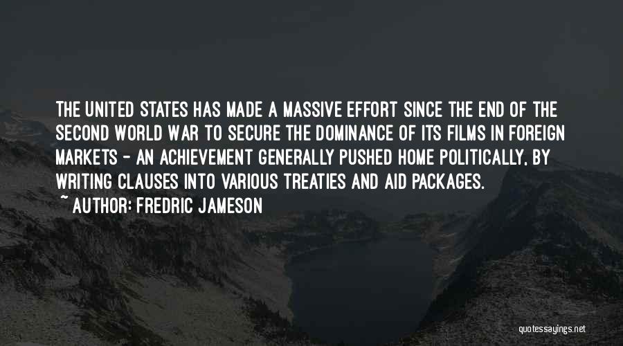 An Achievement Quotes By Fredric Jameson