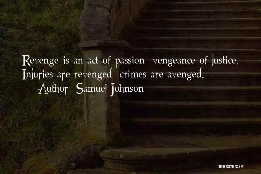 An Act Of Vengeance Quotes By Samuel Johnson