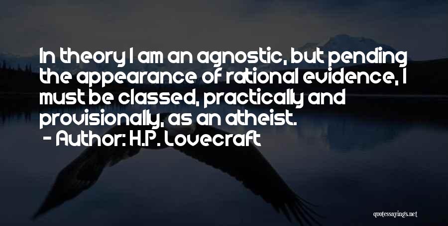An Agnostic Quotes By H.P. Lovecraft