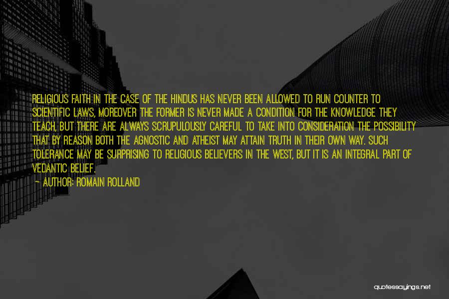 An Agnostic Quotes By Romain Rolland