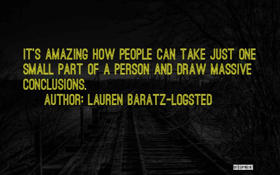 An Amazing Person In Your Life Quotes By Lauren Baratz-Logsted