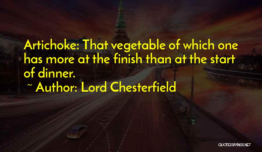 An Artichoke Quotes By Lord Chesterfield