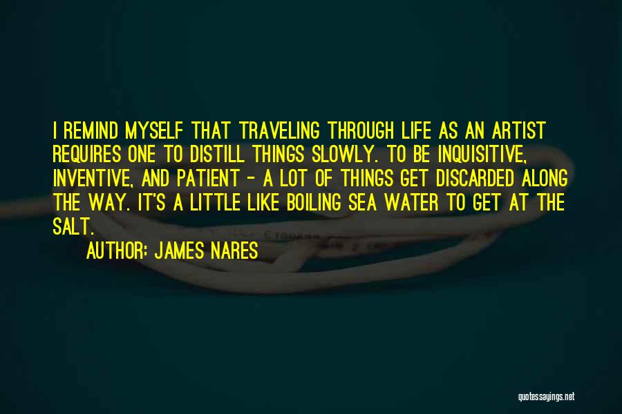 An Artist's Life Quotes By James Nares