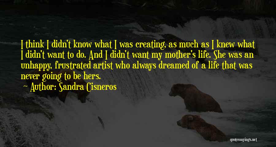 An Artist's Life Quotes By Sandra Cisneros