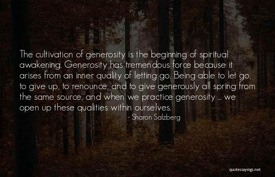An Awakening Quotes By Sharon Salzberg An Awakening Quotes By Sharon Salzberg