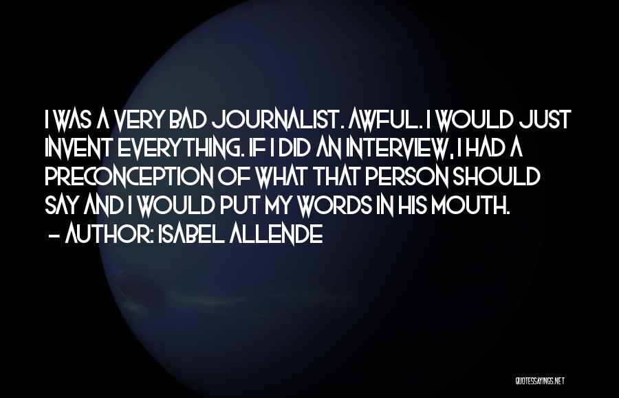 An Awful Person Quotes By Isabel Allende