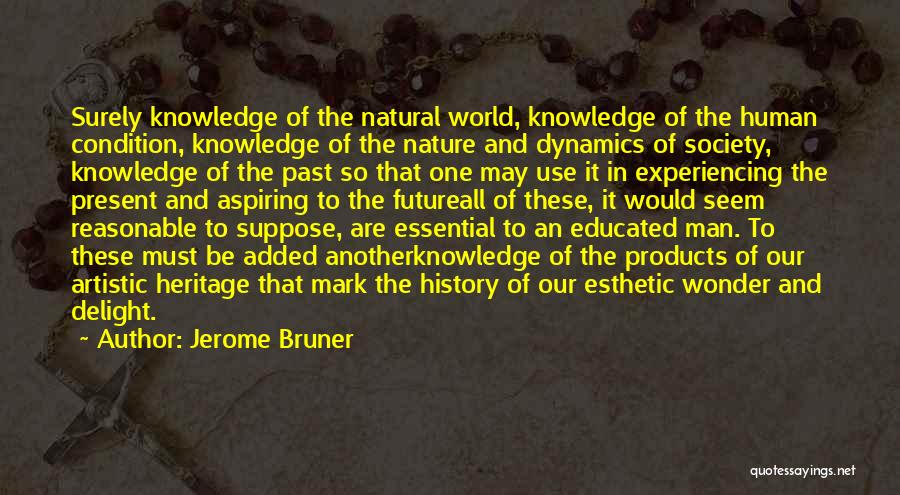 An Educated Society Quotes By Jerome Bruner