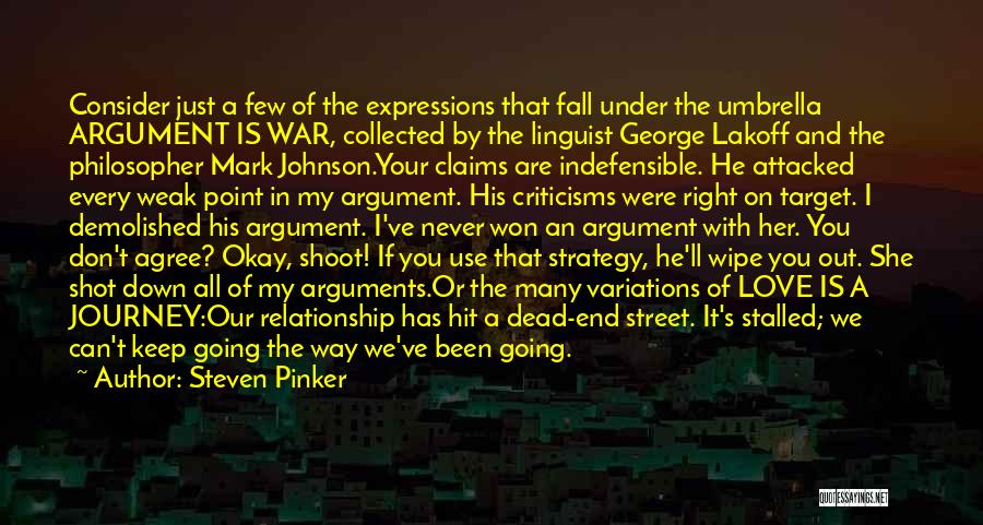 An End Of A Journey Quotes By Steven Pinker