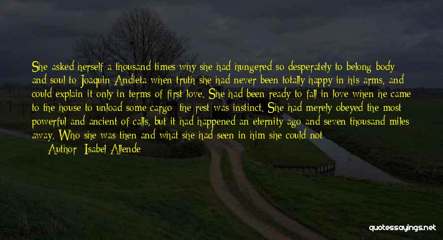 An Ending Love Quotes By Isabel Allende