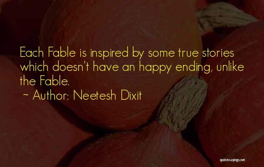 An Ending Love Quotes By Neetesh Dixit