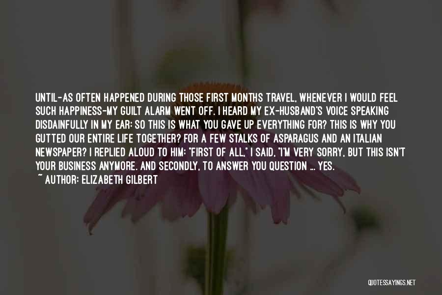 An Ex Quotes By Elizabeth Gilbert