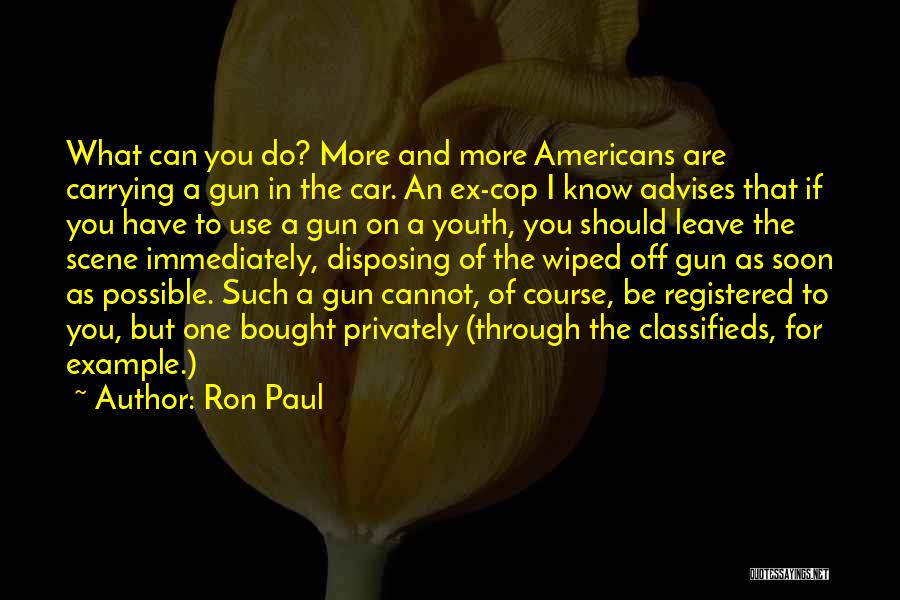 An Ex Quotes By Ron Paul