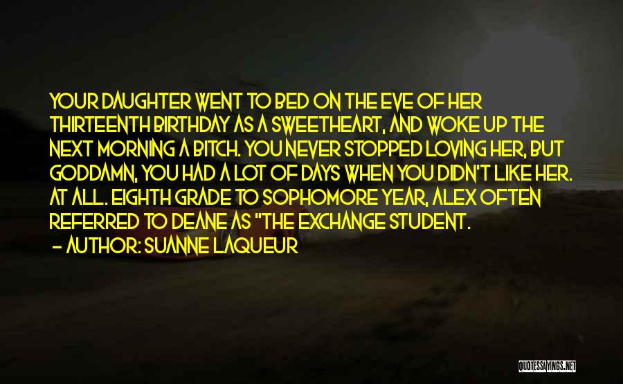 An Exchange Year Quotes By Suanne Laqueur