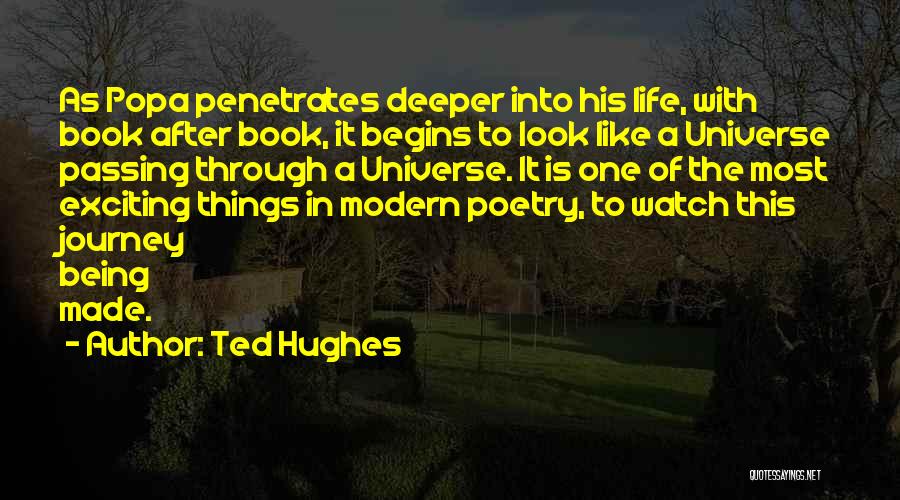 An Exciting Journey Quotes By Ted Hughes