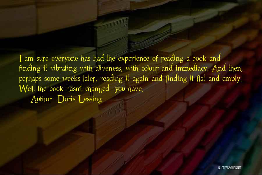 An Experience Changed You Quotes By Doris Lessing