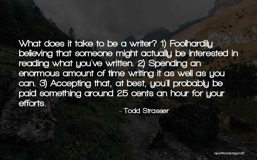 An Hour Quotes By Todd Strasser An Hour Quotes By Todd Strasser