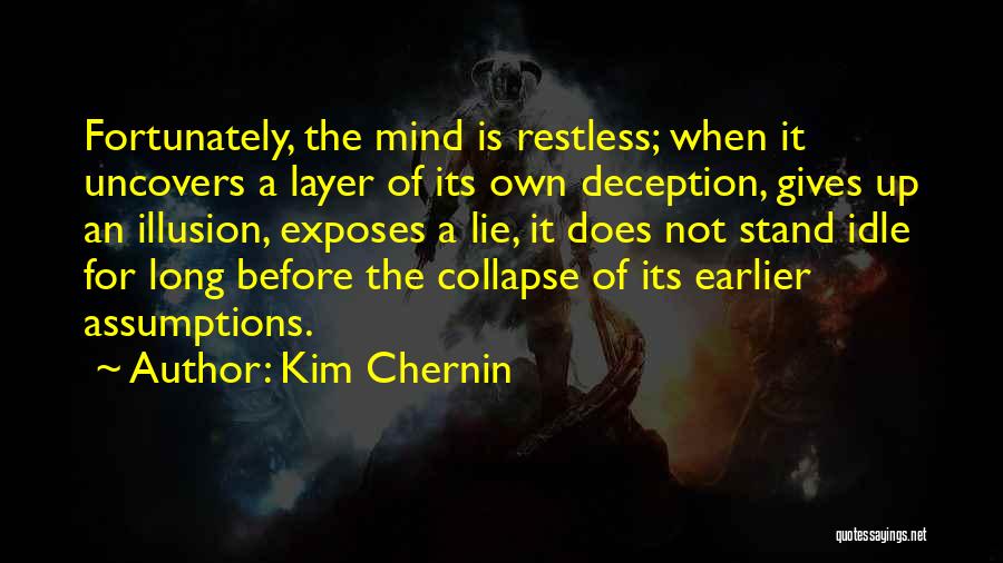 An Idle Mind Quotes By Kim Chernin