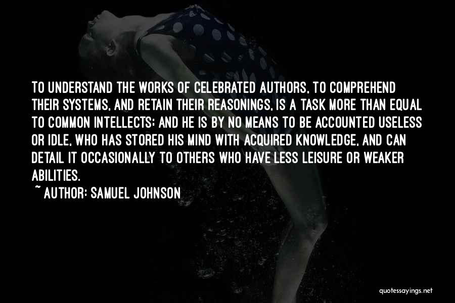 An Idle Mind Quotes By Samuel Johnson