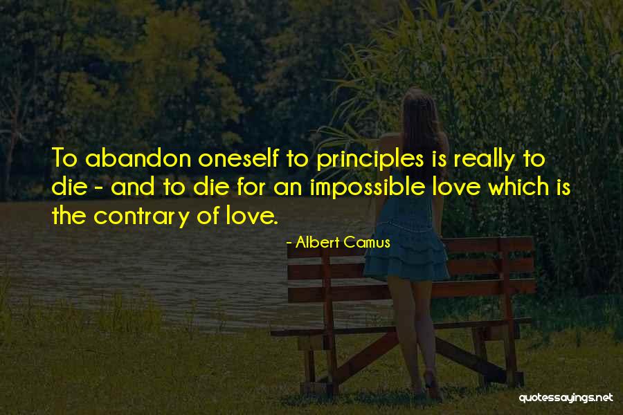 An Impossible Love Quotes By Albert Camus