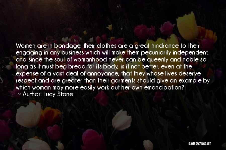 An Independent Woman Quotes By Lucy Stone