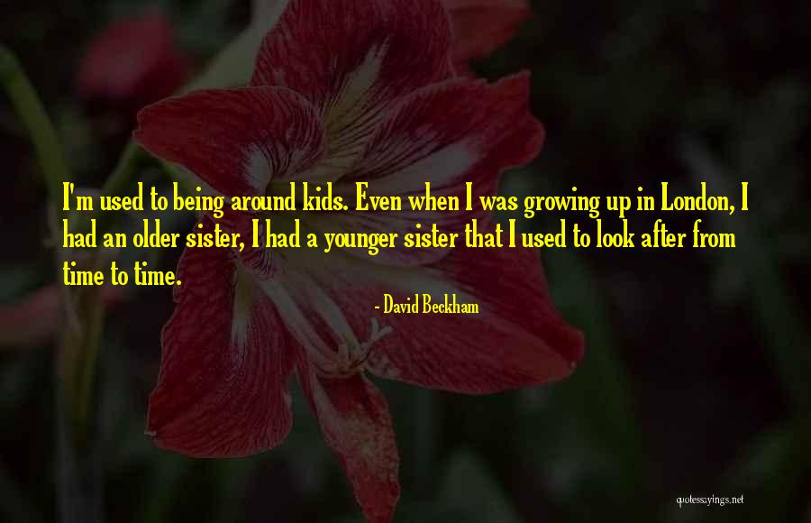 An Older Sister Quotes By David Beckham An Older Sister Quotes By David Beckham