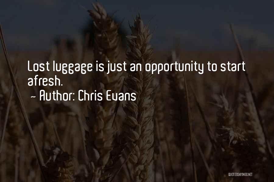 An Opportunity Quotes By Chris Evans