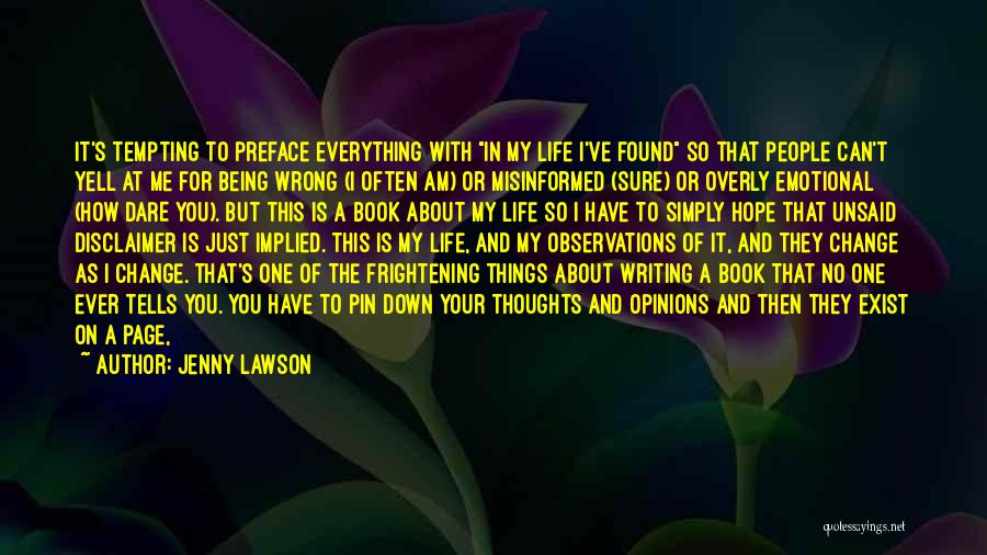 An Unfinished Life Book Quotes By Jenny Lawson