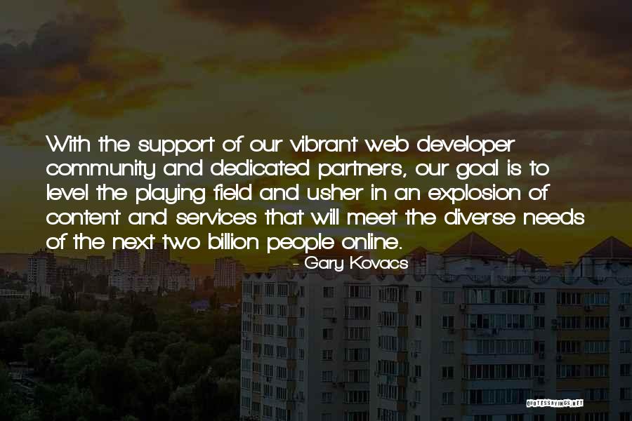 An Usher Quotes By Gary Kovacs An Usher Quotes By Gary Kovacs