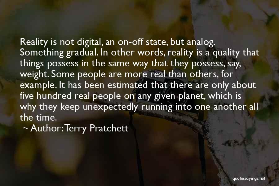 Analog Quotes By Terry Pratchett