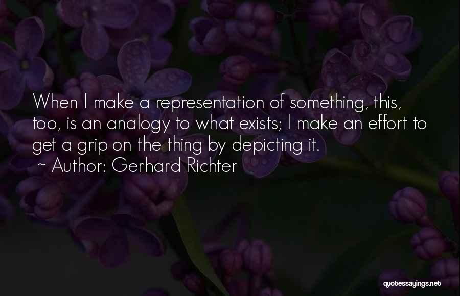 Analogies Quotes By Gerhard Richter