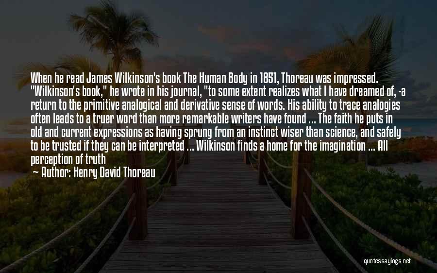 Analogies Quotes By Henry David Thoreau