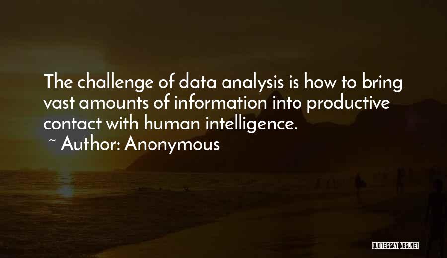 Analysis Of Data Quotes By Anonymous