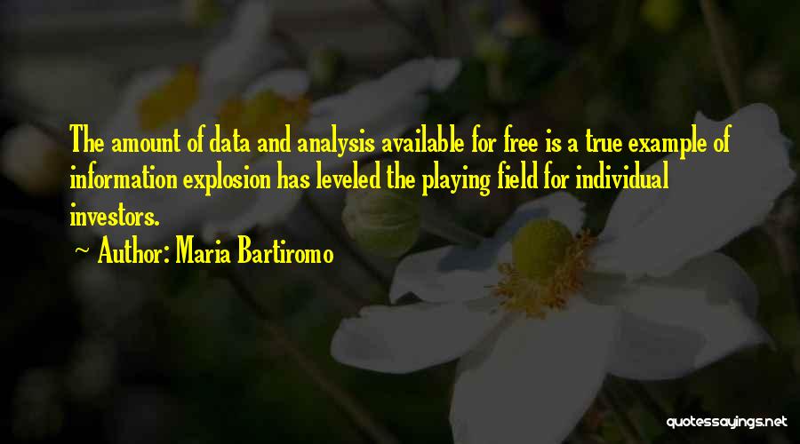 Analysis Of Data Quotes By Maria Bartiromo