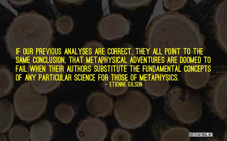 Analysis Of Fundamental Concepts Quotes By Etienne Gilson Analysis Of Fundamental Concepts Quotes By Etienne Gilson