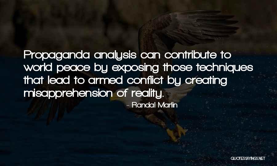 Analysis Quotes By Randal Marlin Analysis Quotes By Randal Marlin