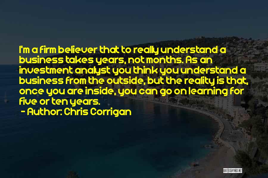 Analyst Quotes By Chris Corrigan