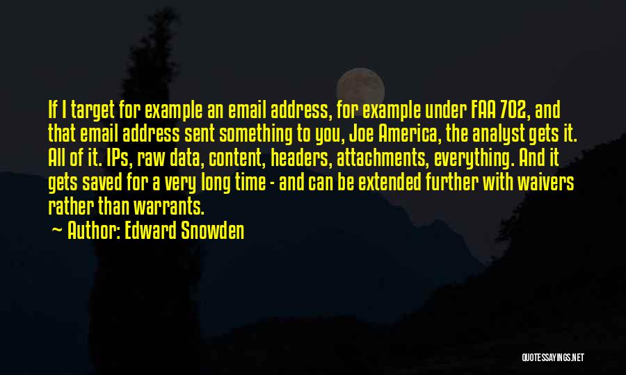 Analyst Quotes By Edward Snowden