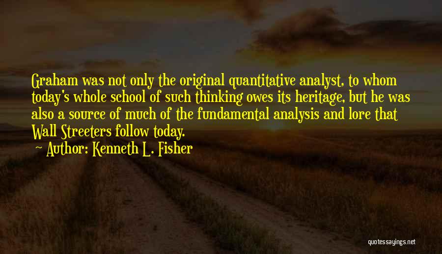 Analyst Quotes By Kenneth L. Fisher