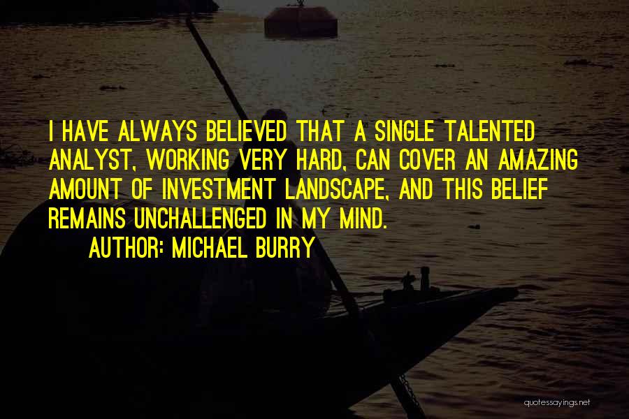 Analyst Quotes By Michael Burry