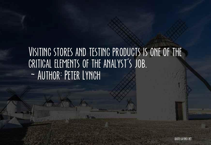 Analyst Quotes By Peter Lynch