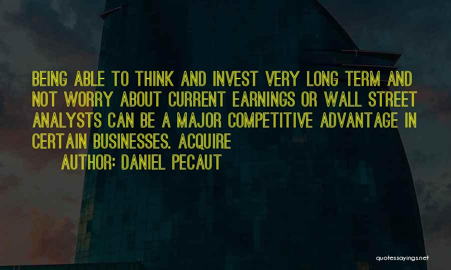 Analysts Quotes By Daniel Pecaut