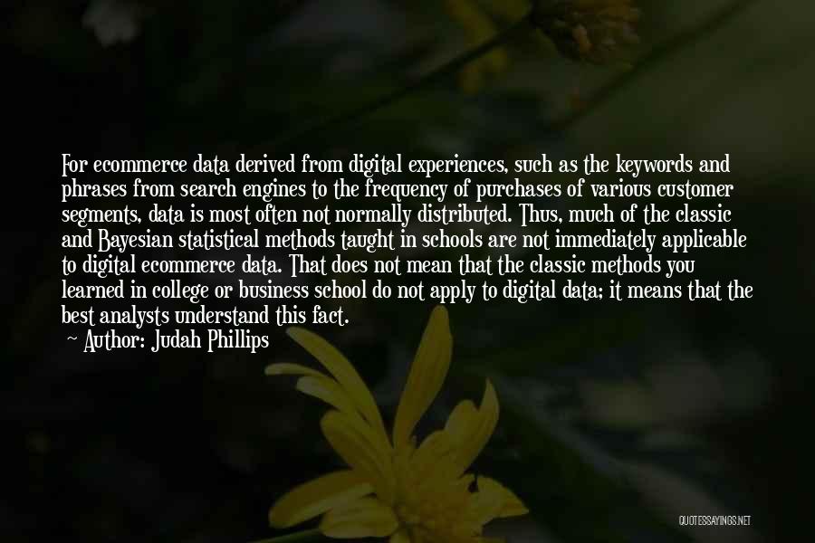Analysts Quotes By Judah Phillips