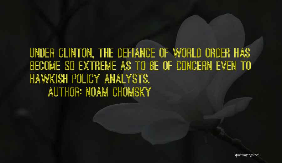 Analysts Quotes By Noam Chomsky