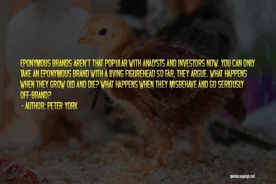 Analysts Quotes By Peter York