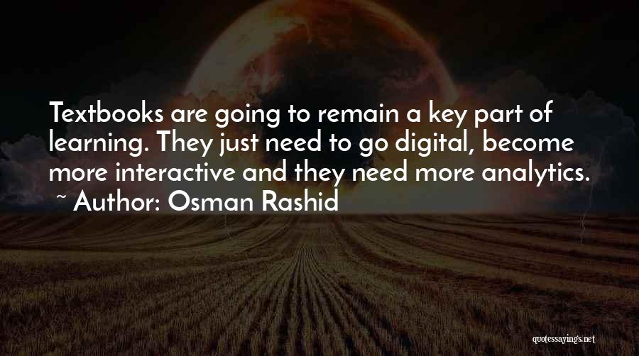 Analytics Quotes By Osman Rashid