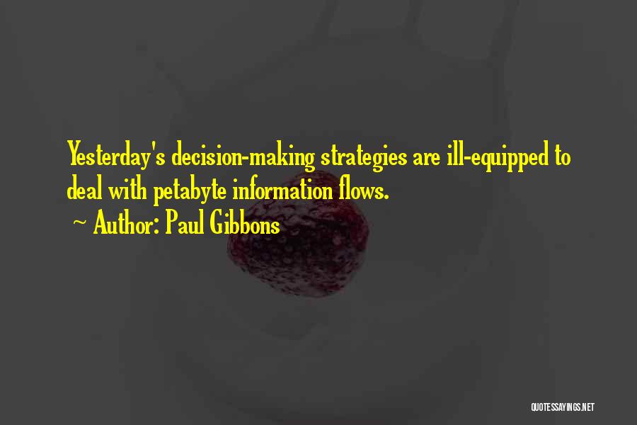 Analytics Quotes By Paul Gibbons