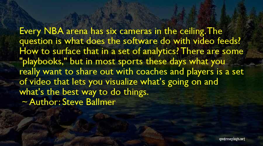 Analytics Quotes By Steve Ballmer